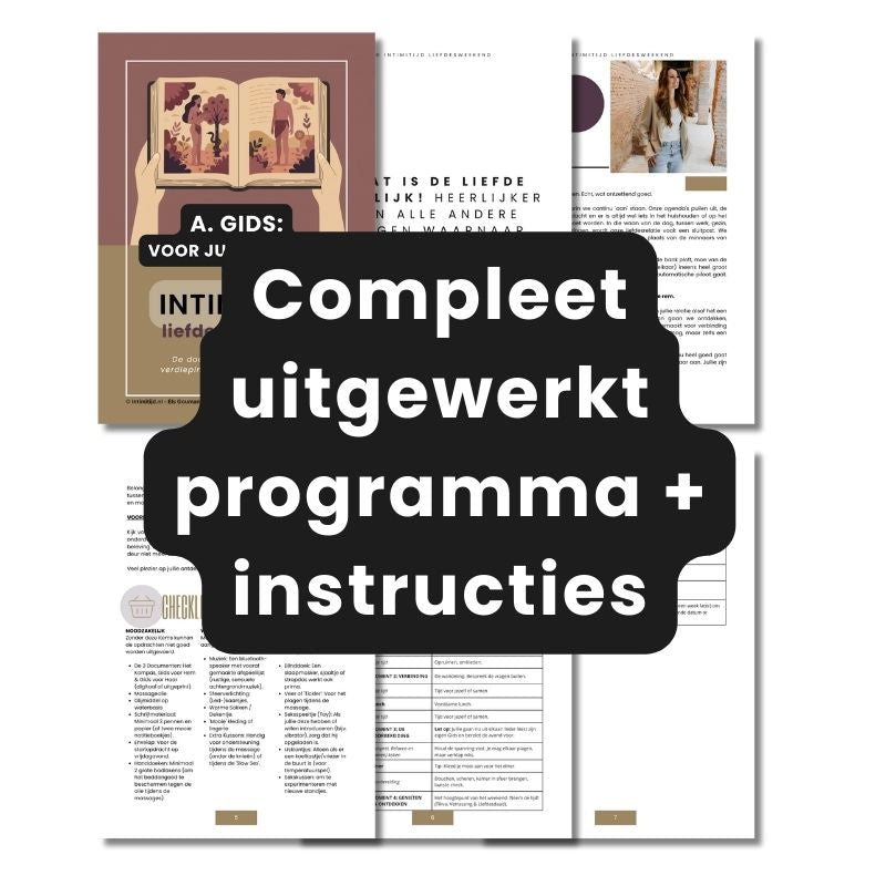 Intimitijd Liefdesweekend | doe-het-zelf-retraite voor je liefdesleven