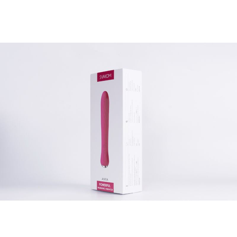 Anya Plum Red Powerful warming vibrator