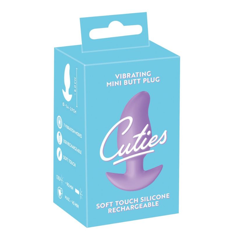 Vibrating mini butt plug