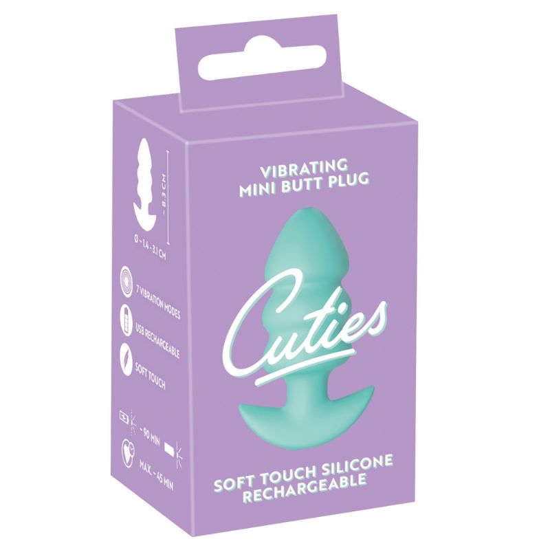 Vibrating mini butt plug