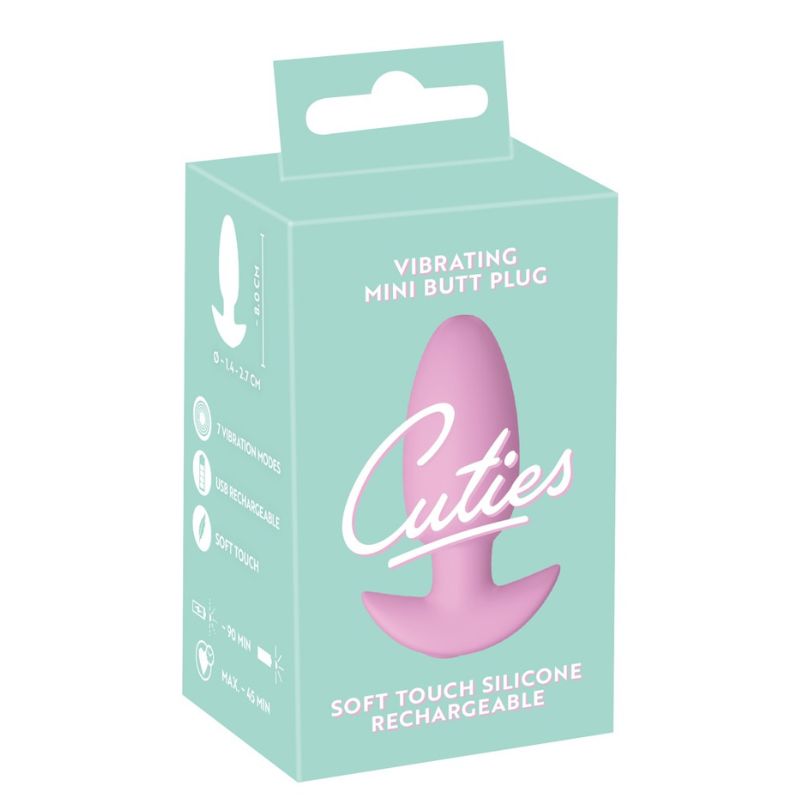 Vibrating mini butt plug