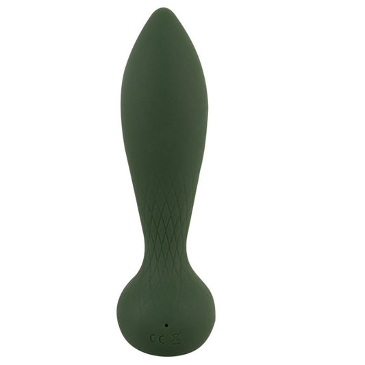 Smaragdgroene Luxe Anaal Vibrator met afstandsbediening