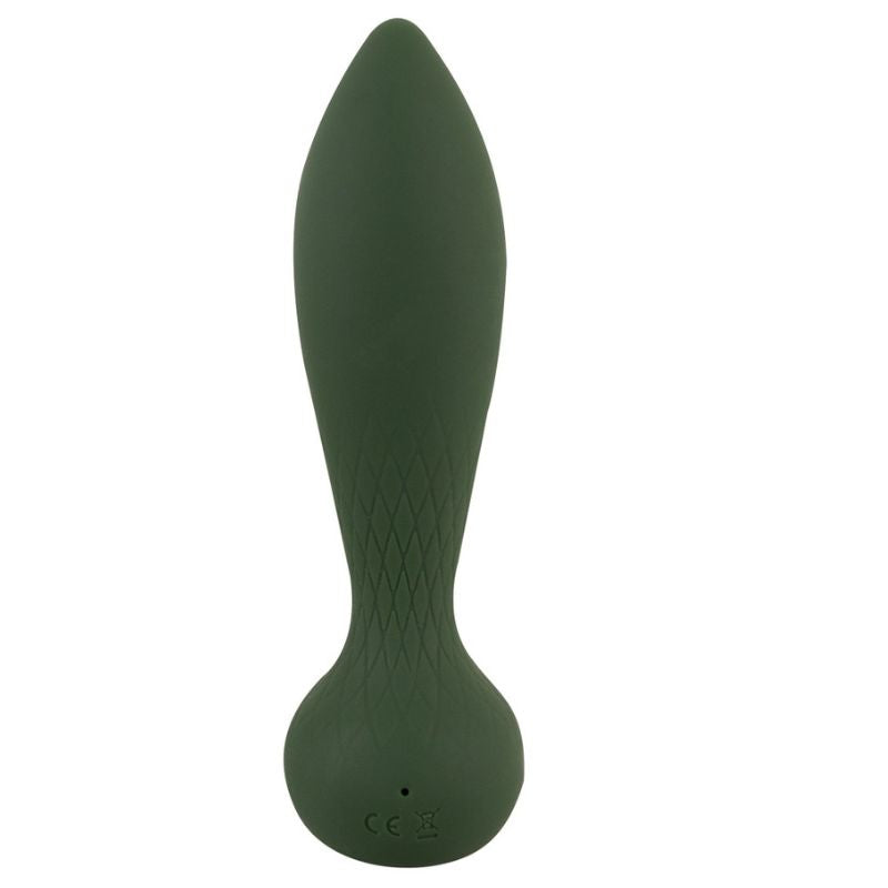 Smaragdgroene Luxe Anaal Vibrator met afstandsbediening
