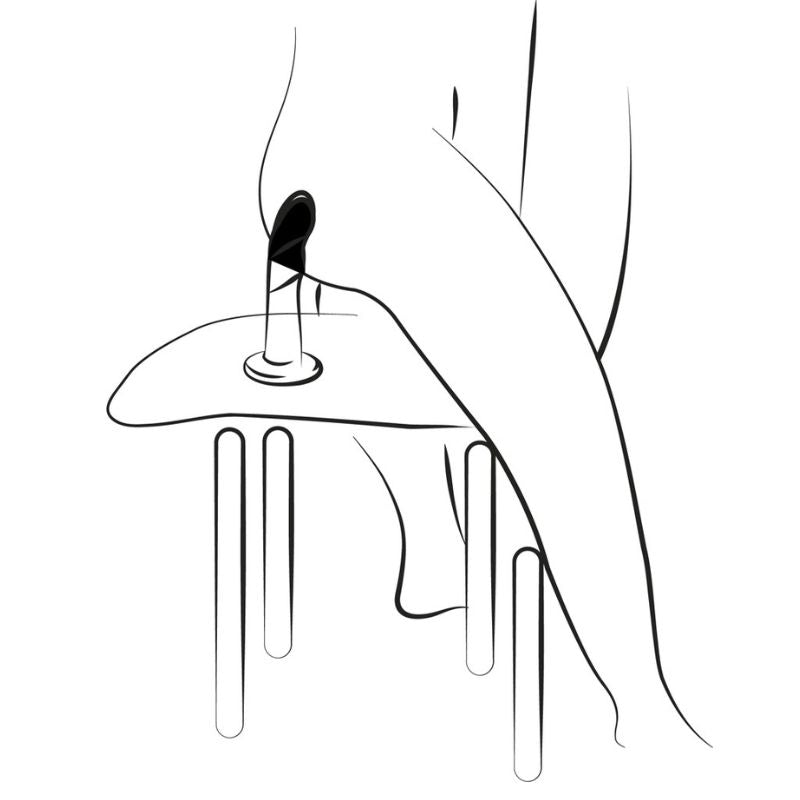 Piccolo dildo met zuignap