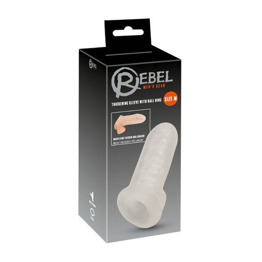 Sleeve - transparante penishuls met ring