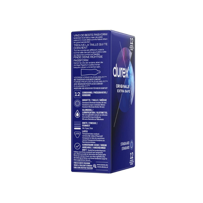Extra safe condoms 12 pieces