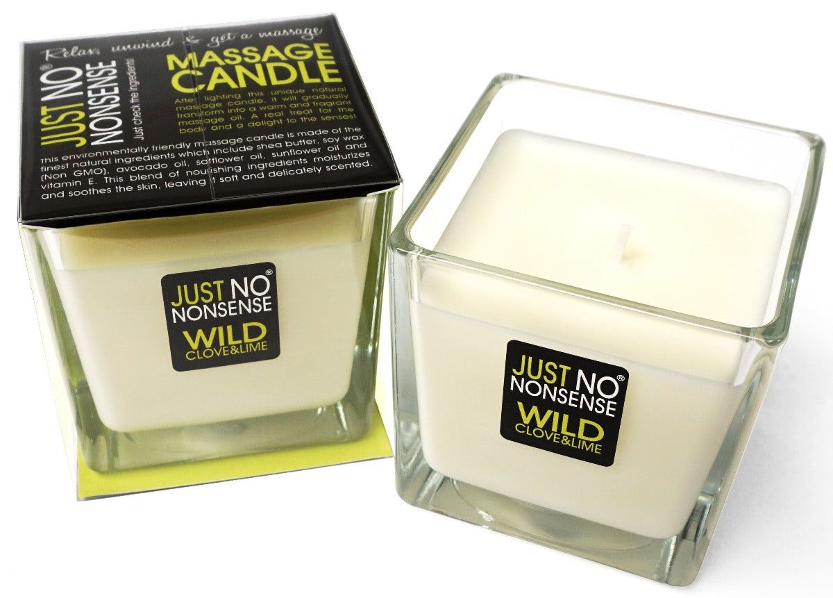 Massagekaars just no nonsense wild clove lime