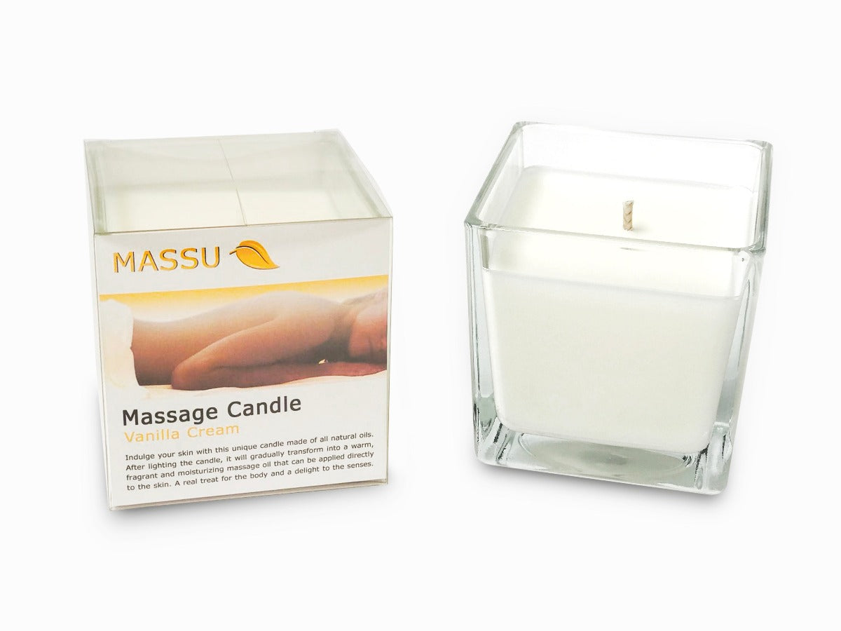 Massu massagekaars vanilla cream