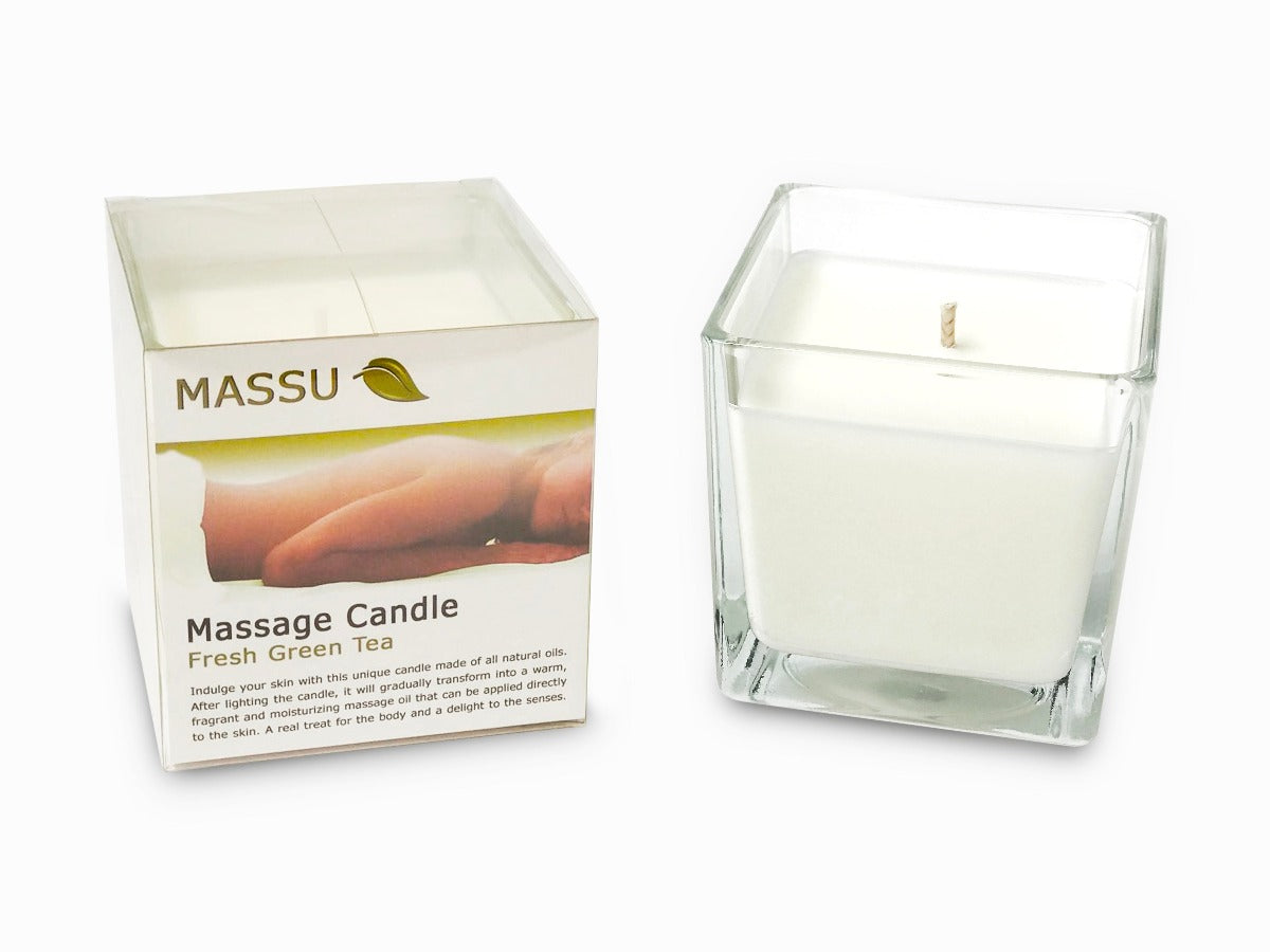Massu massagekaars fresh green tea