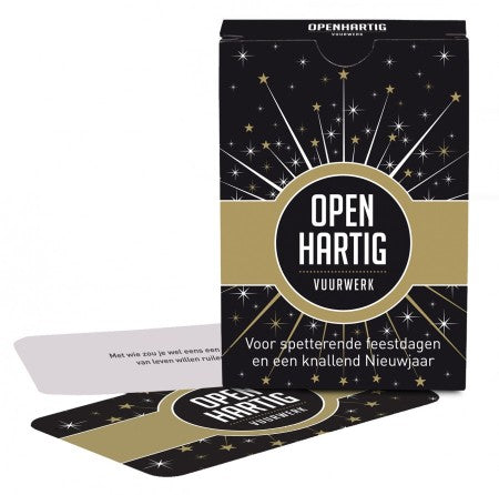 Openhartig vuurwerk