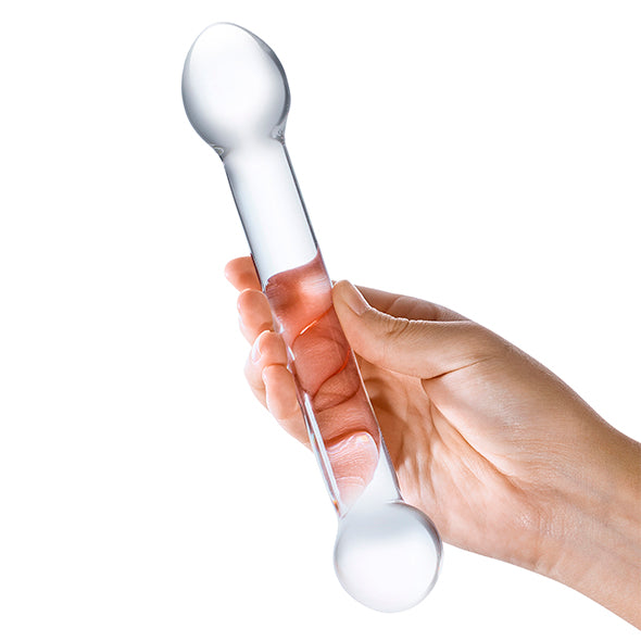 Glass Dildo Curved G-Spot Stimulator
