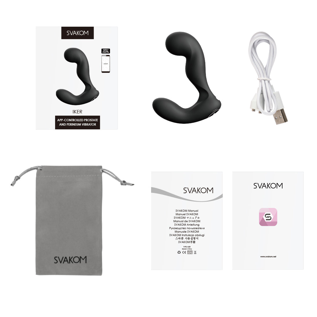 Prostate and Perineum Vibrator (with app)