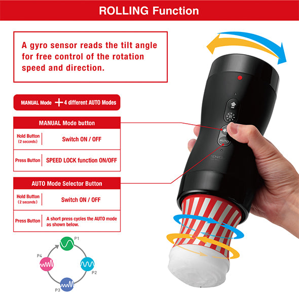 Tenga Vakuum-Gyro-Rollen-Set